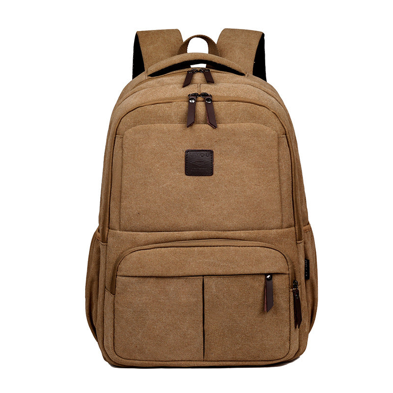 Men's Retro Large Capacity Leisure Trendy Canvas Backpacks