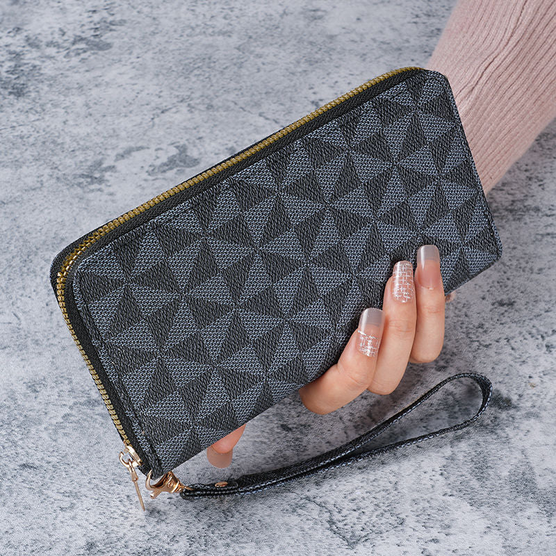 Stylish Women's Long Clutch Elegant Fashion Buckle