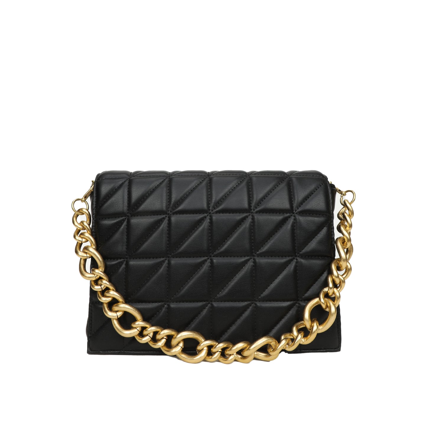 Women's Fashion Classic Style Thick Chain Embroidered Shoulder Bags