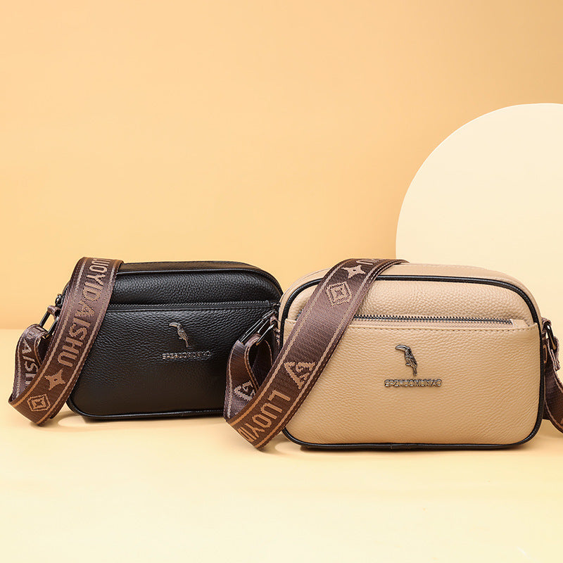 Women's Genuine Leather High-grade Niche Korean Style Trendy Crossbody Bags