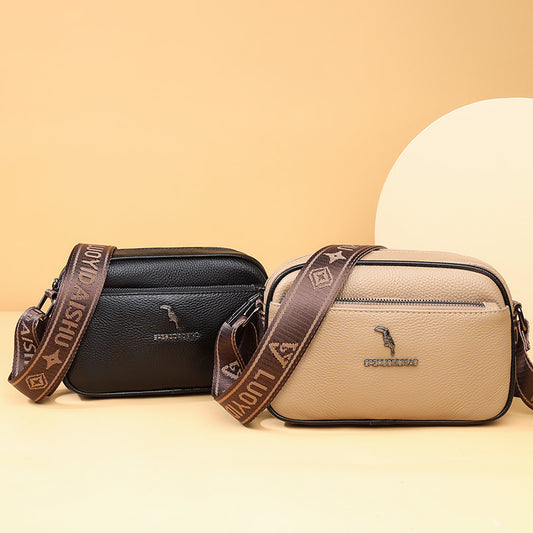 Women's Genuine Leather High-grade Niche Korean Style Trendy Crossbody Bags