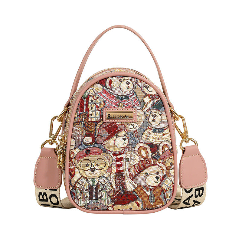 Women's Source Summer Trendy Versatile Printed Women's Messenger Bag