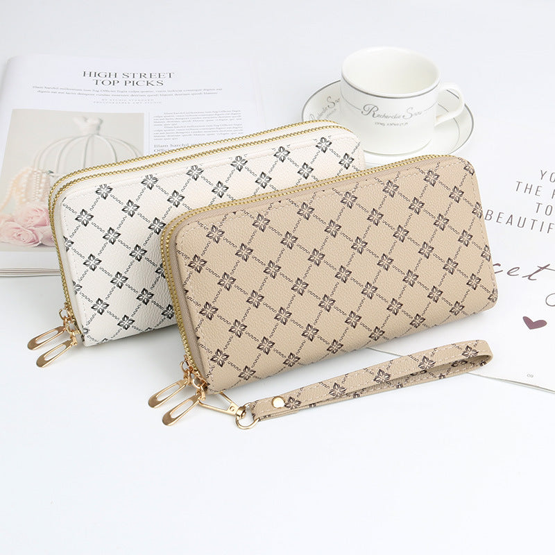 Women's Long Fashion Zipper Large Capacity Ladies Wallet