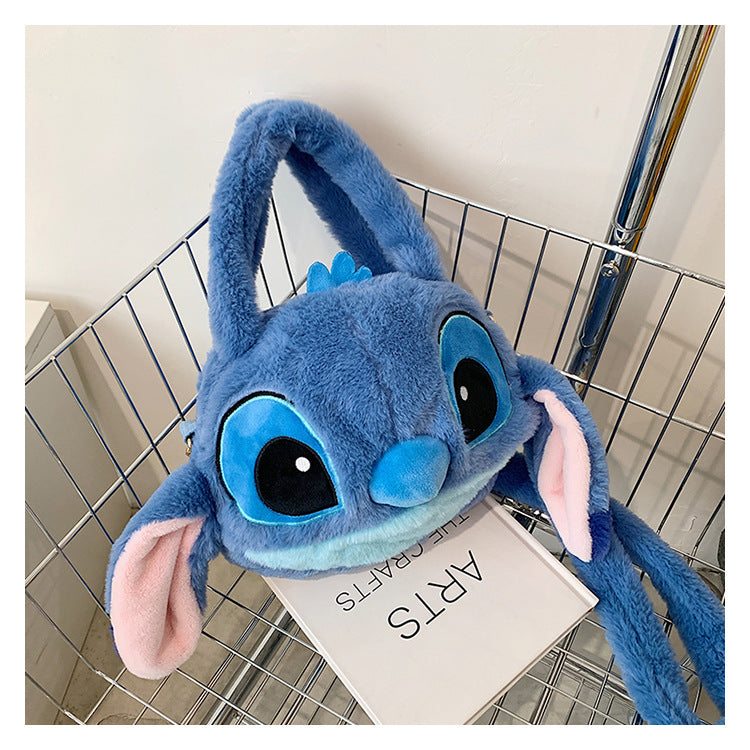 Women's Toy Toothless Korean Style Plush Portable Big Women's Messenger Bag