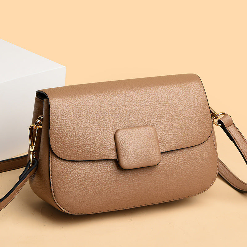 Women's Genuine Leather Niche Design High-grade Pattern Shoulder Bags