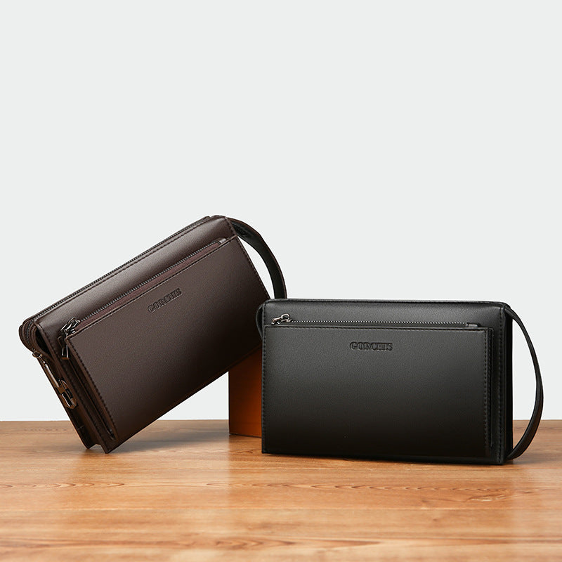 Men's Clutch Password Large Capacity Leather Fashion Men's Handbags
