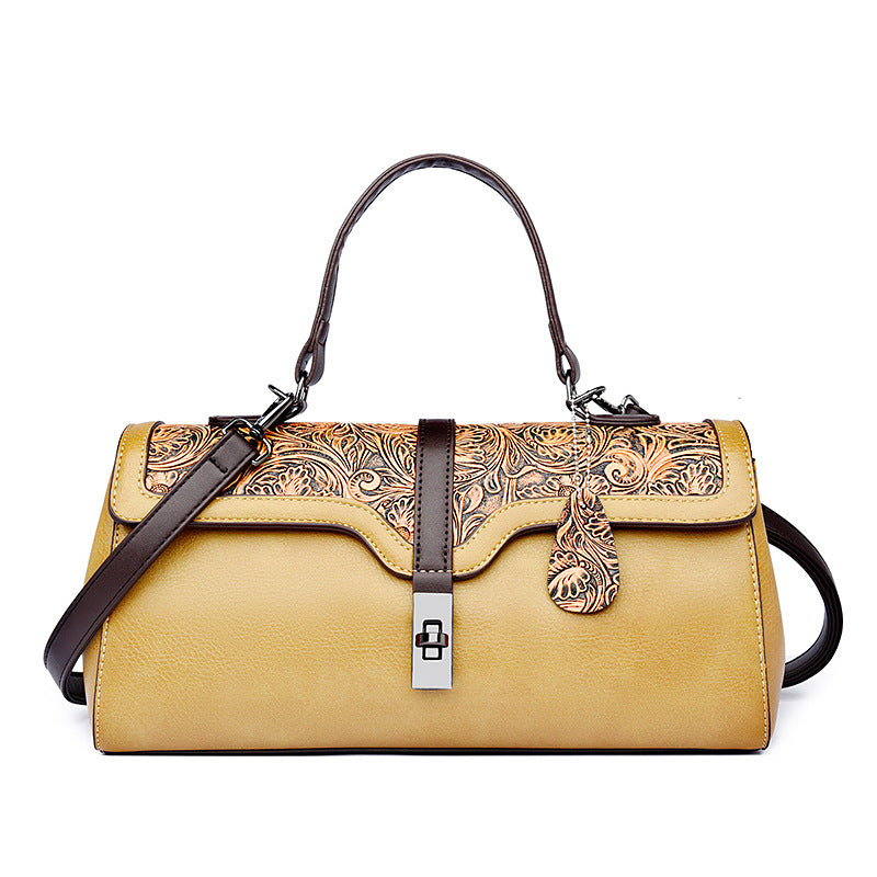 Women's Retro Fashion Pillow Cool Contrast Color Women's Handbag