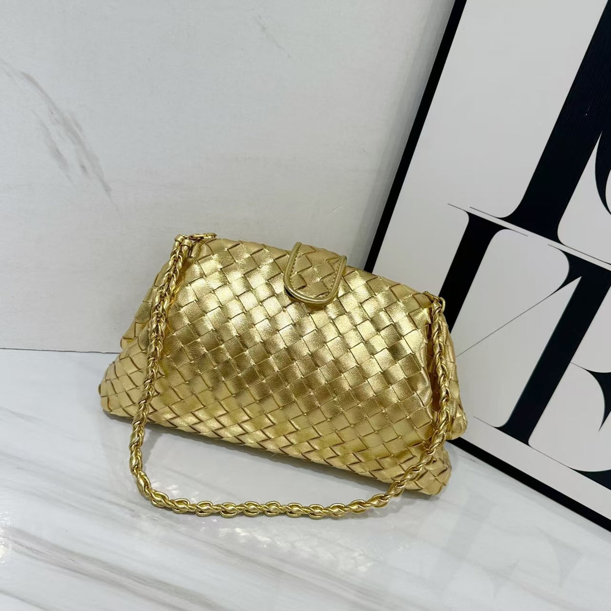 Woven Underarm Cloud Pleated Light Luxury Bags