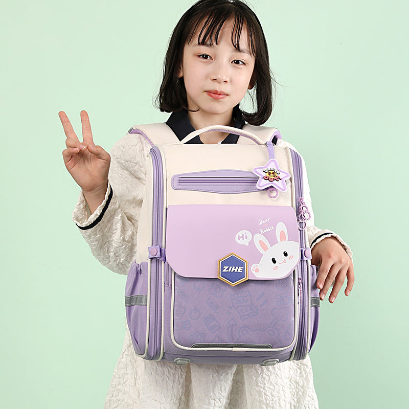 Women's & Men's & To Large Capacity Lightweight Burden Elementary School Students' Schoolbags