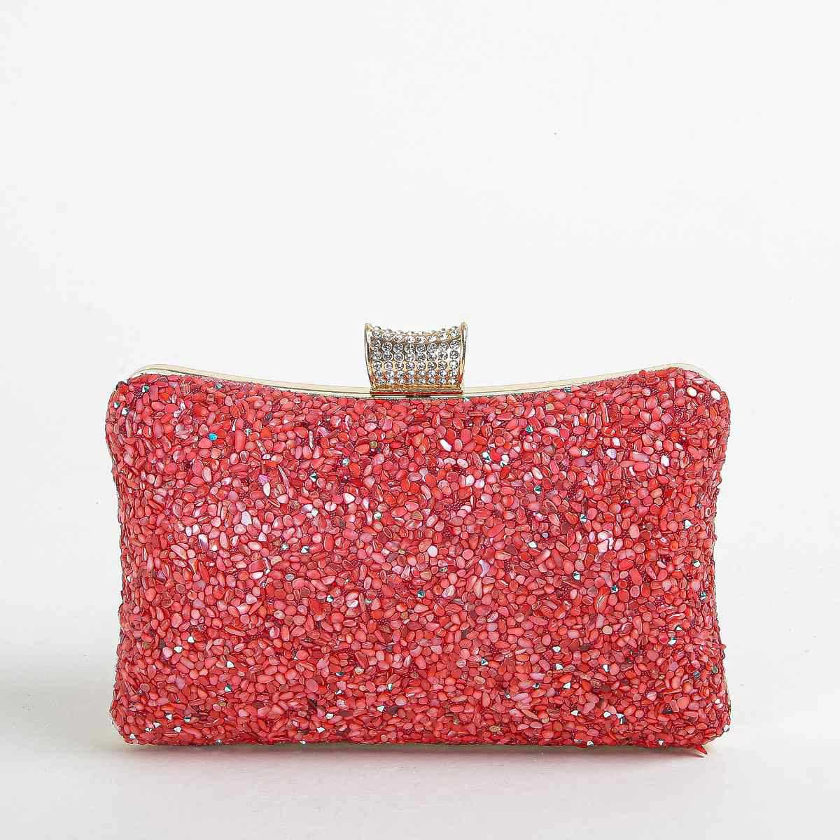 Personalized Stone Dinner Diamond Head Fashion Evening Bags