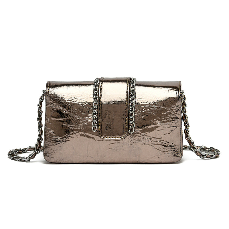 Classy Women's Fresh Leather Fashion Chain Crossbody Bags