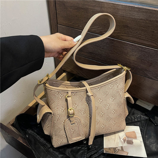 Light Luxury Airport Underarm Large Capacity Bags