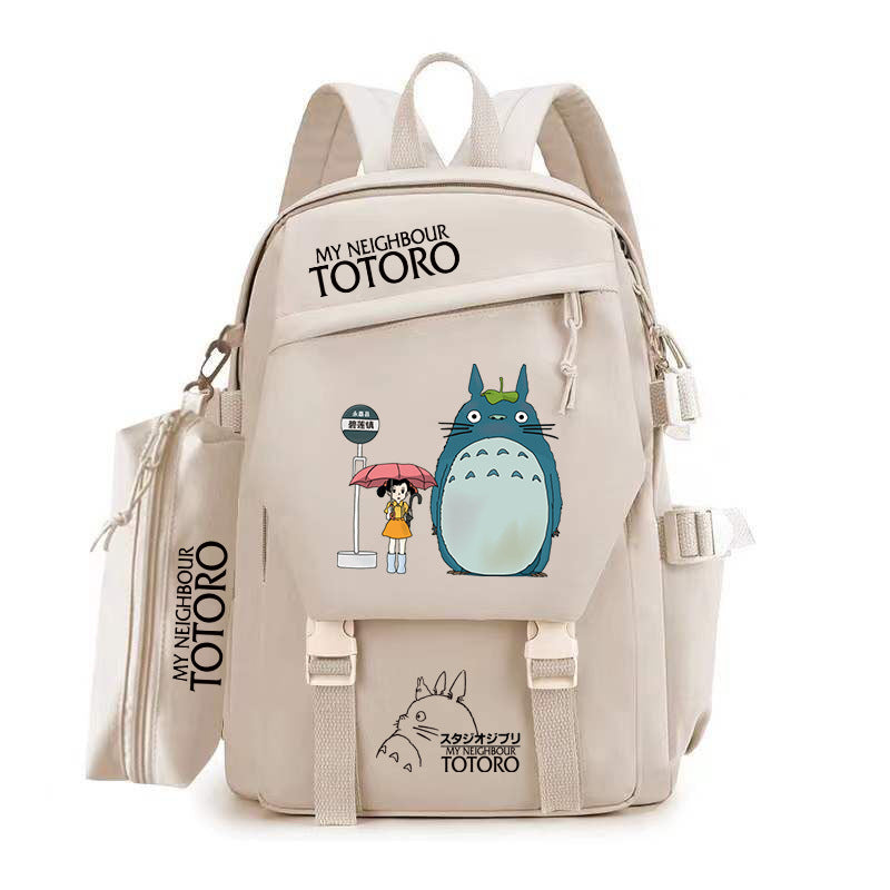 Women's & Men's & Cartoon Totoro Campus Class Large Backpacks