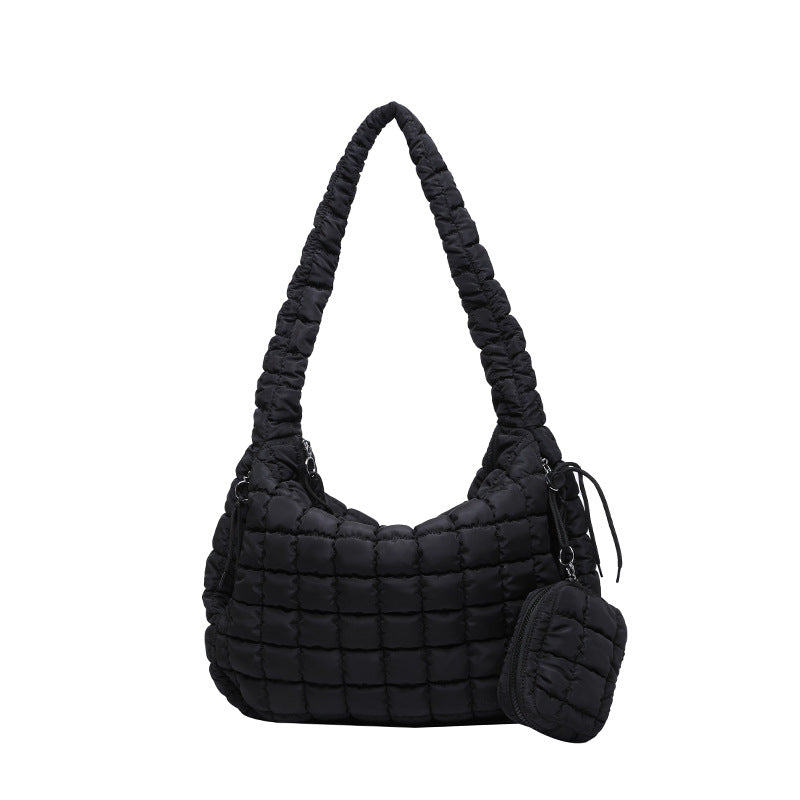 Women's Cloud Fashion Dumpling Large Capacity Down Shoulder Bags