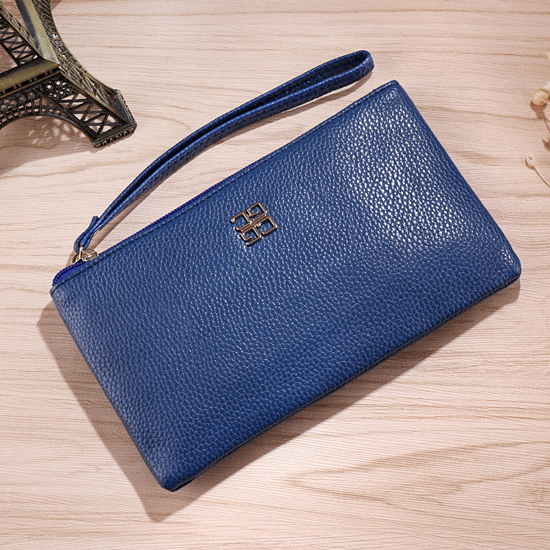 Women's Korean Style Authentic Leather Tactile Feel Long Fashion Ladies Wallet