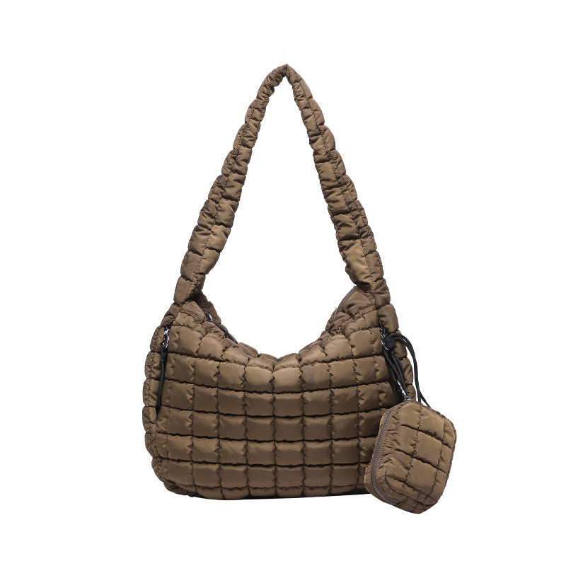 Women's Cloud Fashion Dumpling Large Capacity Down Shoulder Bags