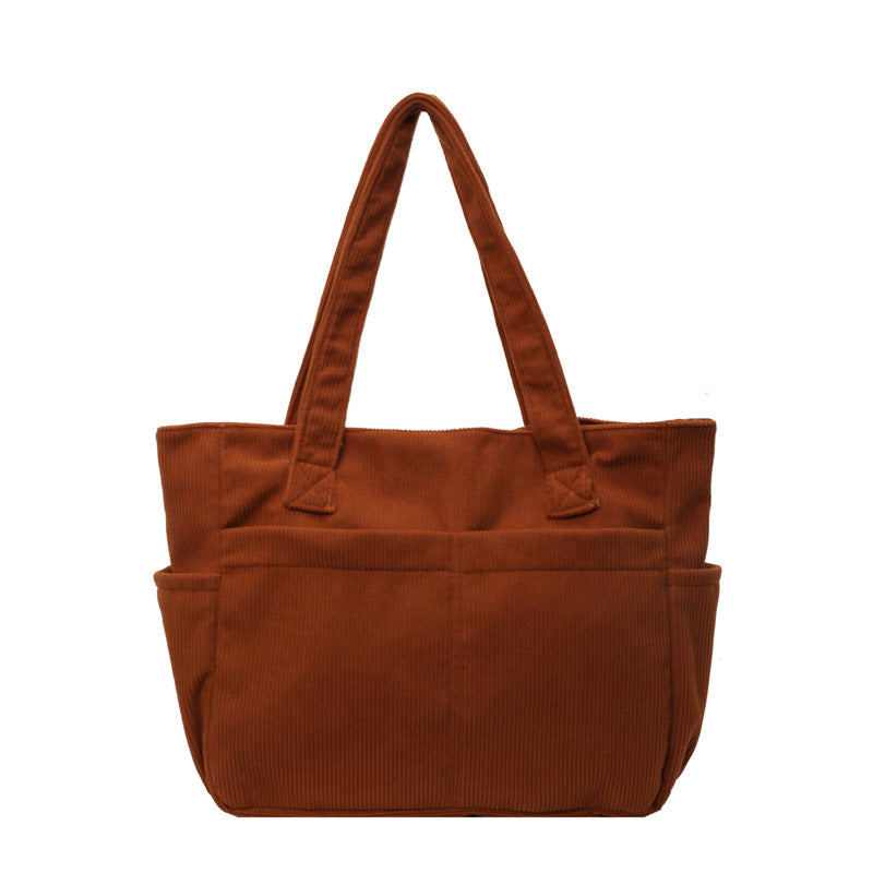Style Large Capacity Canvas Simple Hand-held Women's Shoulder Bag