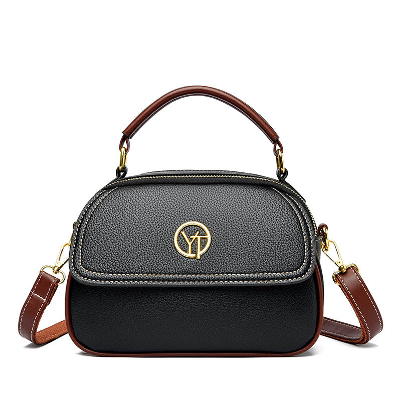 Women's Leather Trendy Versatile Large Capacity Practical Crossbody Bags