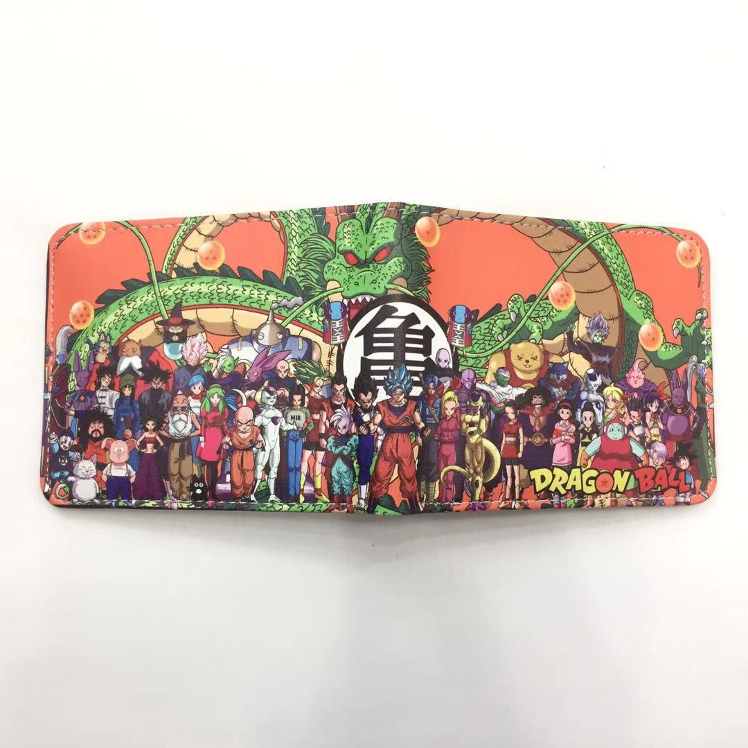 Women's & Men's Dragon Ball Peripheral Short Turtle Wu Fold Coin Purses