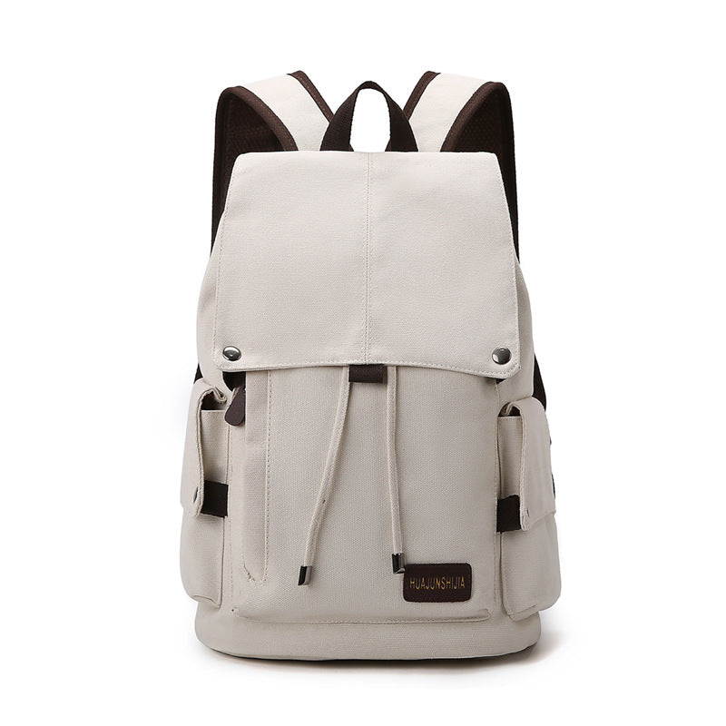 Men's Capacity High-grade Simple Solid Color Early Backpacks