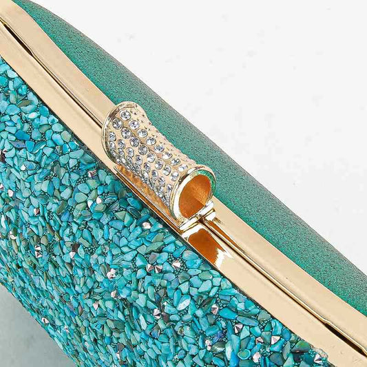 Personalized Stone Dinner Diamond Head Fashion Evening Bags