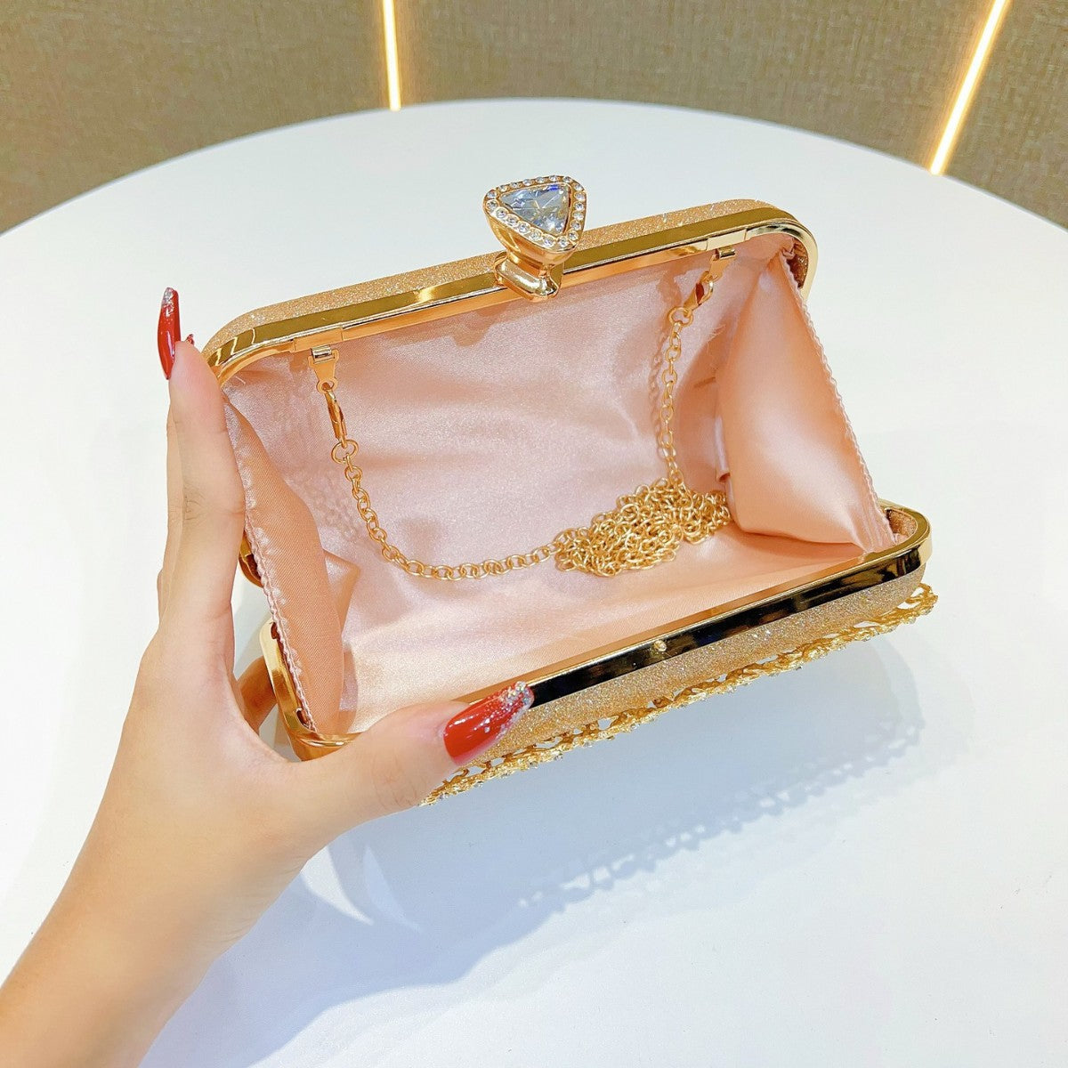 Diamond Dinner Banquet Clutch All Match Handbags