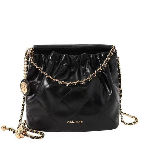 Women's South Wind Gold Party Pleated Versatile Bags
