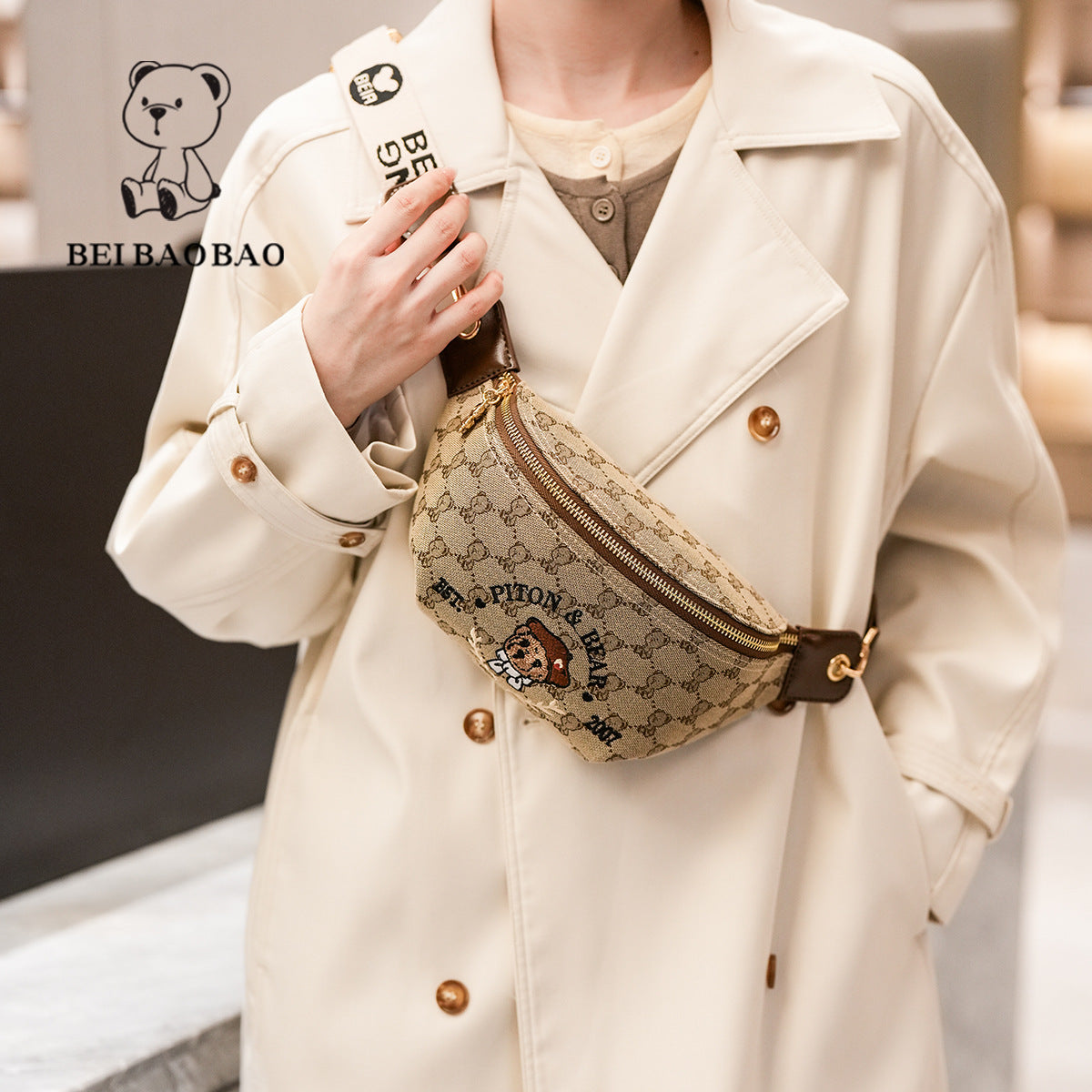 Western Style Female Commute Leisure Versatile Waist Packs