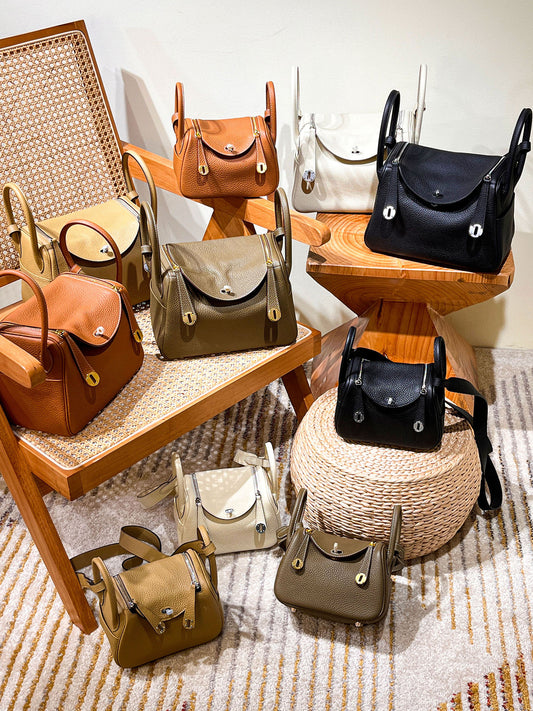 Large Capacity Underarm Lindy Doctor Leather Crossbody Bags