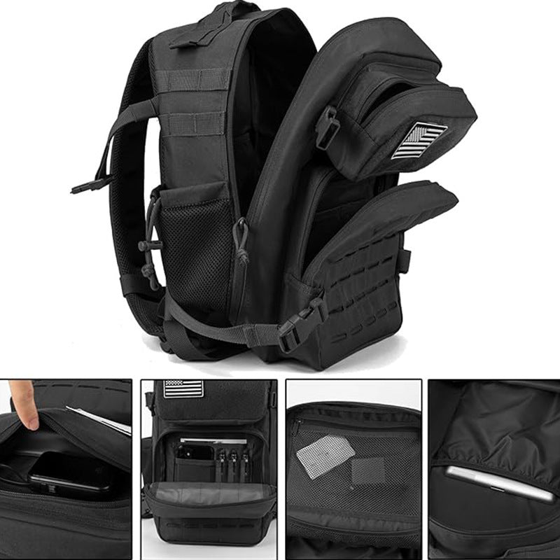 Military Fans Laser Cutting Multifunctional Hiking Tactical Bags