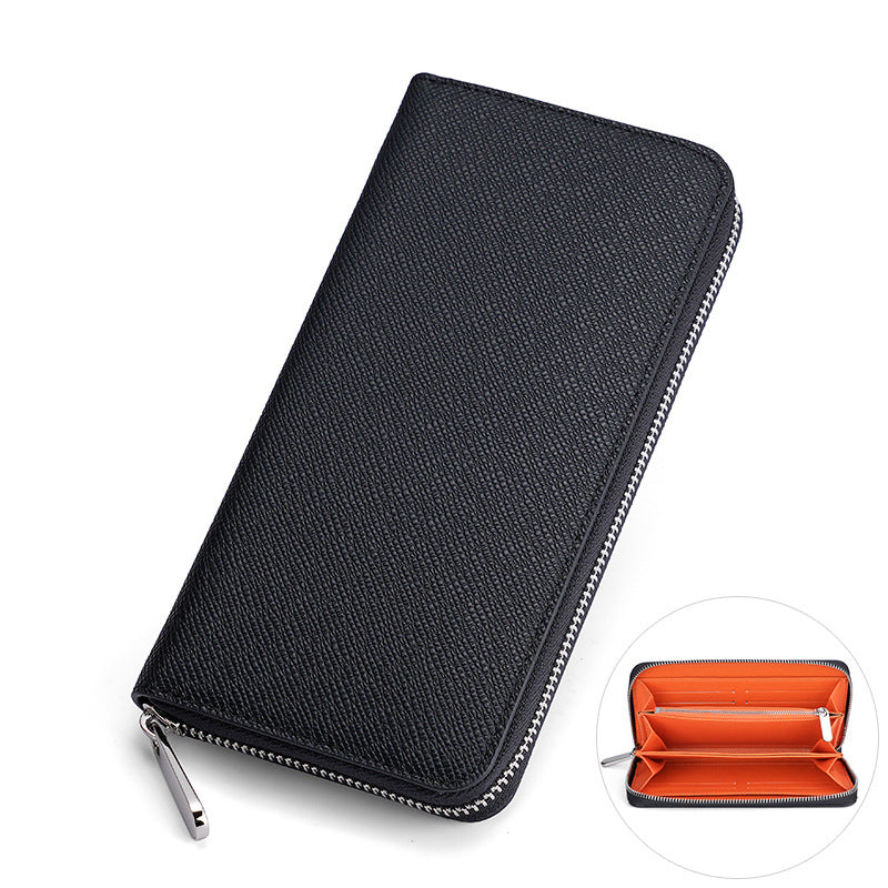 Women's & Men's Long Fortune Cloth Cross Pattern Fashion Men's Wallets
