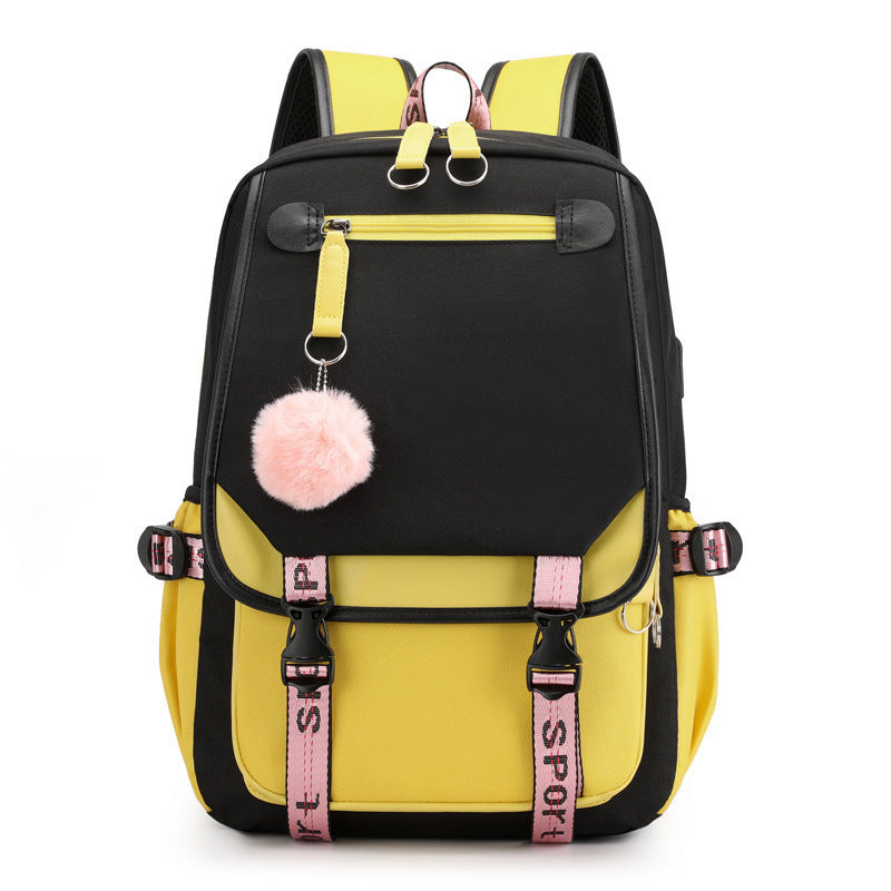 Style Simple Junior's Female Lightweight Large Backpacks