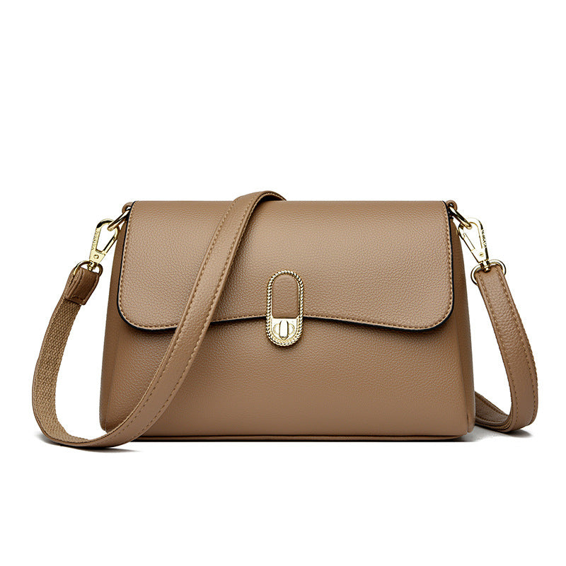 Women's Beautiful Fashion Soft Leather Mother Shoulder Bags