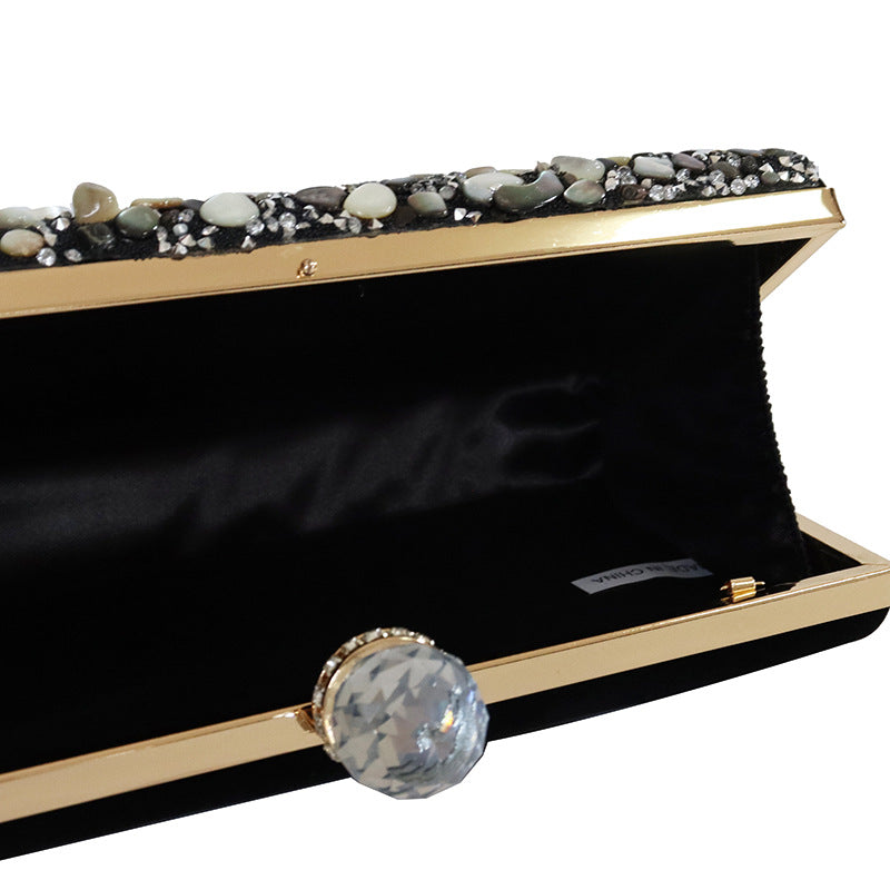 Dinner Handmade Sweet Flowers Clutch Veet Evening Bags