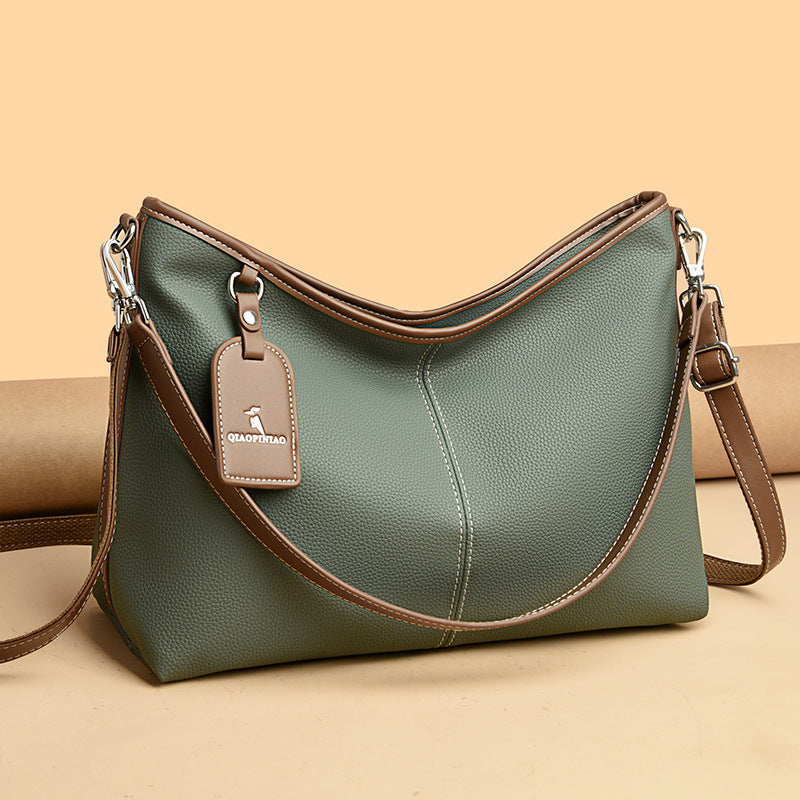 Women's Expandable Material Large Capacity Western Style Shoulder Bags