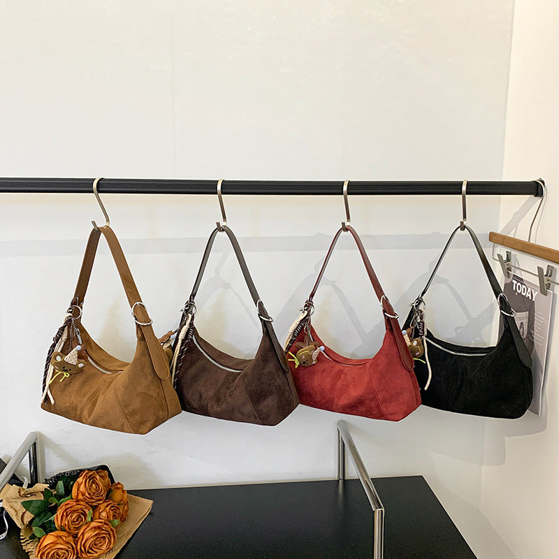 Women's Korean Style Simple Fashion Portable Dumpling Bags