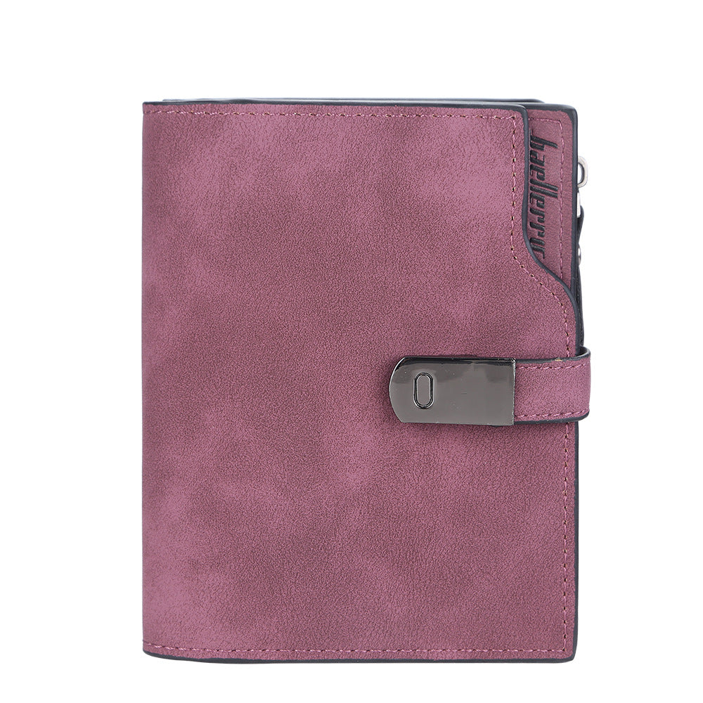 Women's Short Fashion Korean Style Multi Slots Ladies Wallet