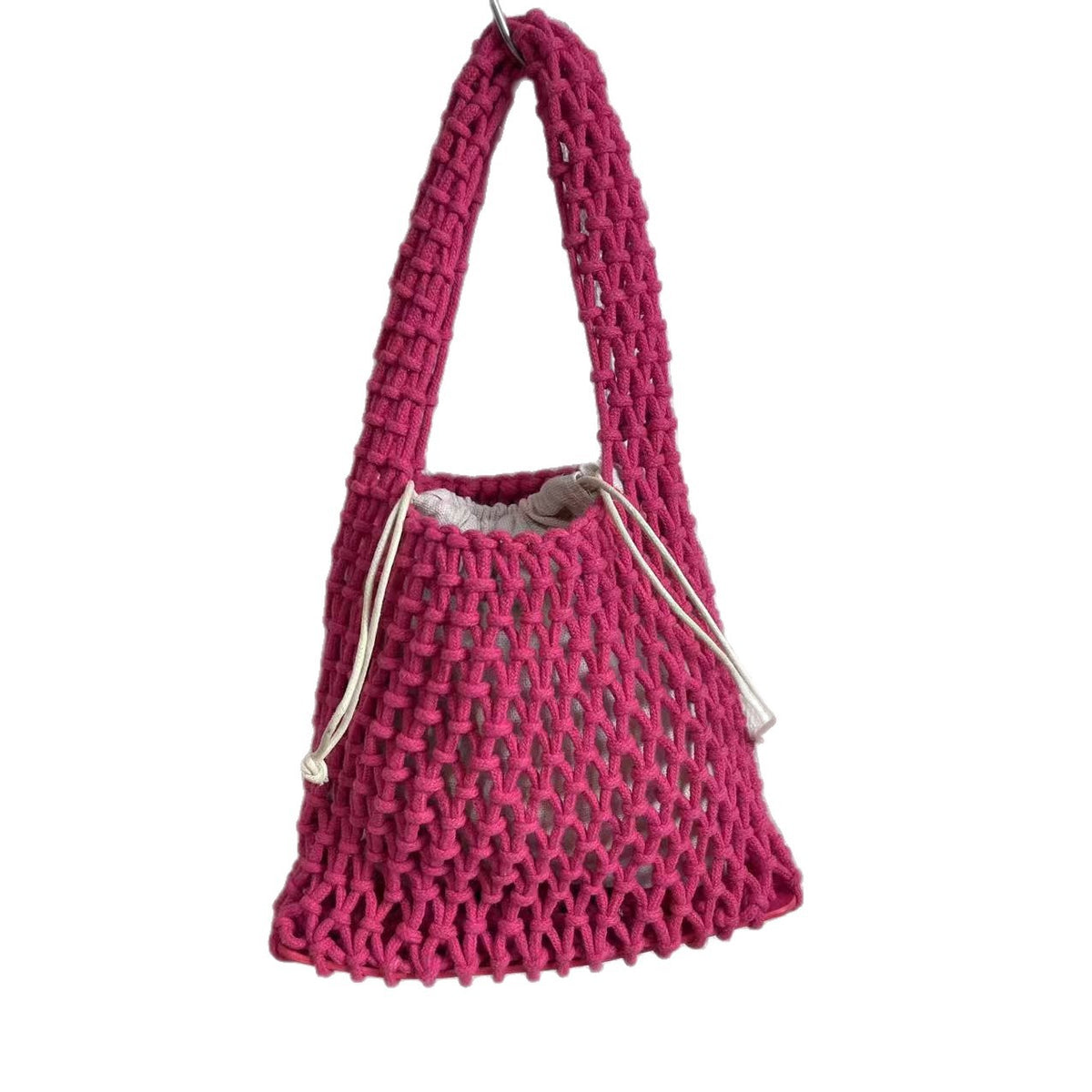 Color Straw Mini Korean Wrist Woven Classic Style Women's Handbag