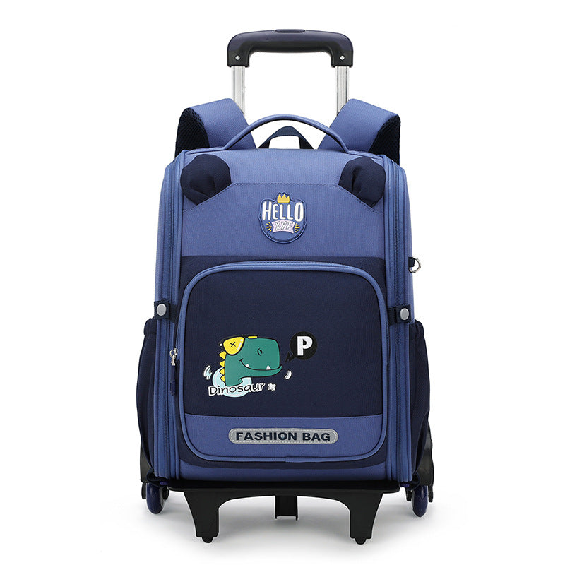 Children's Large Capacity Boys Two-wheel Six-wheel Primary Elementary School Students' Schoolbags