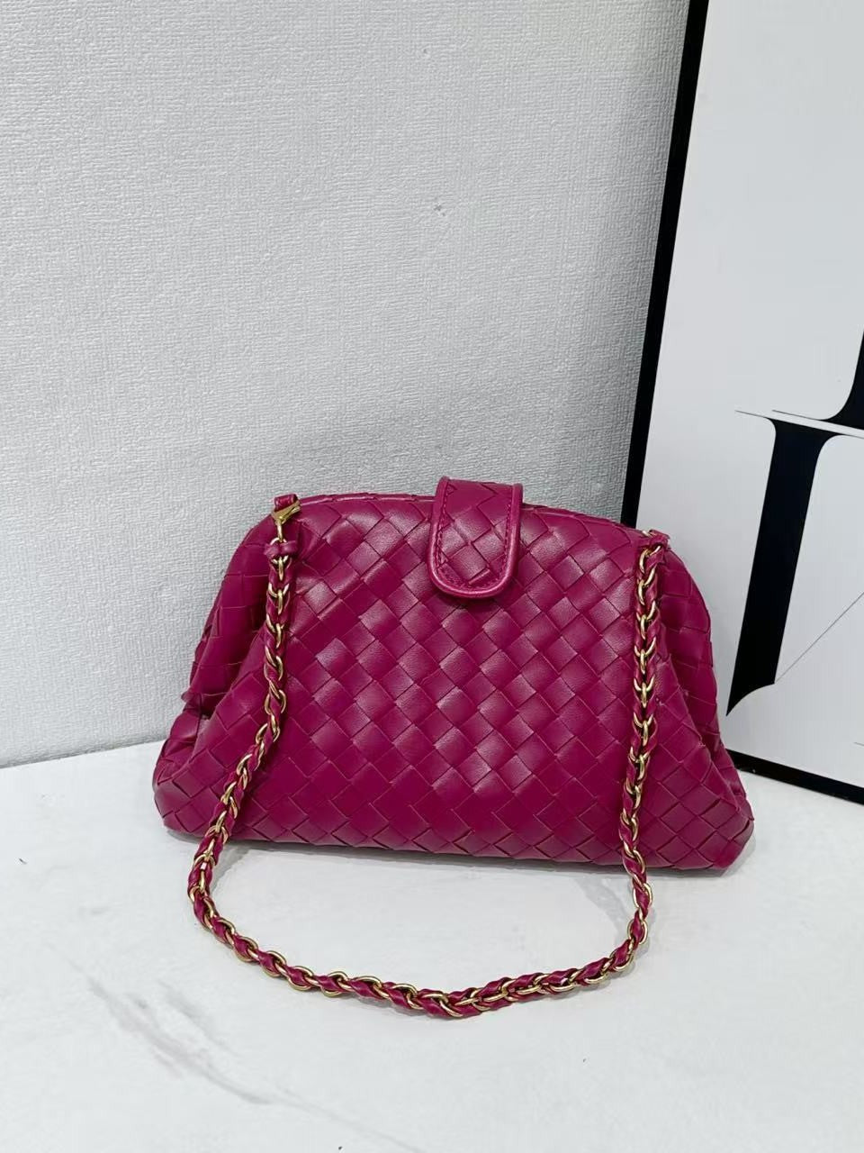 Woven Underarm Cloud Pleated Light Luxury Bags