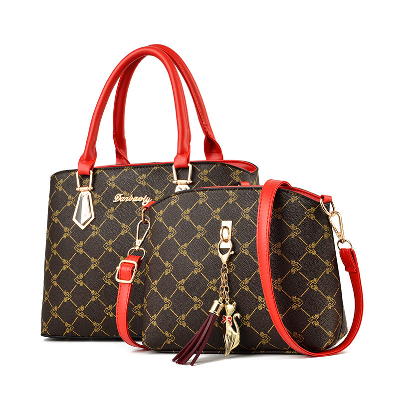 Women's Big Fashion Mother Simple Mom Handbags