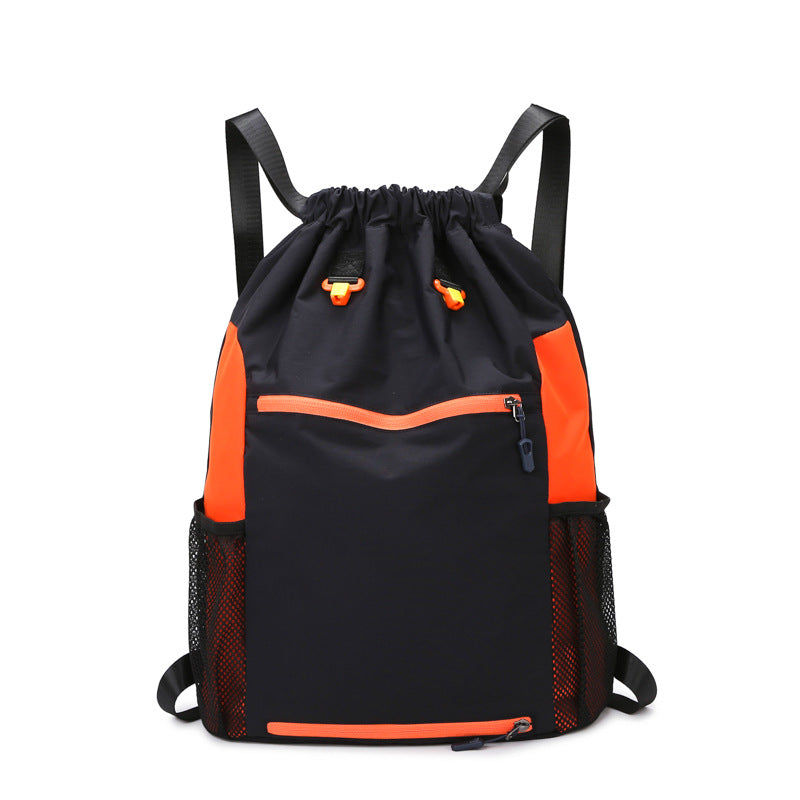 Basketball Nylon Male Female Solid Color Sports Backpacks