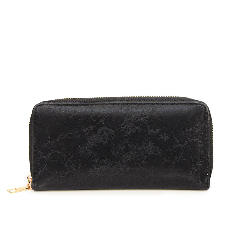 Long Zipper Multiple Slots Large Capacity Ladies Wallet