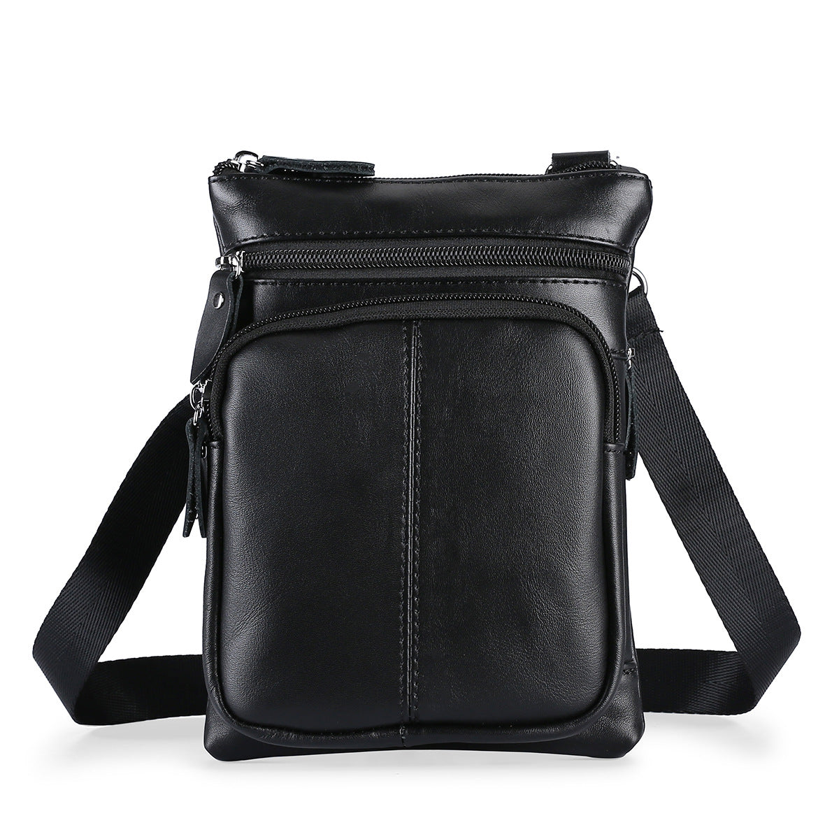 Men's Genuine Leather Business Retro Large Capacity Men's Messenger Bags