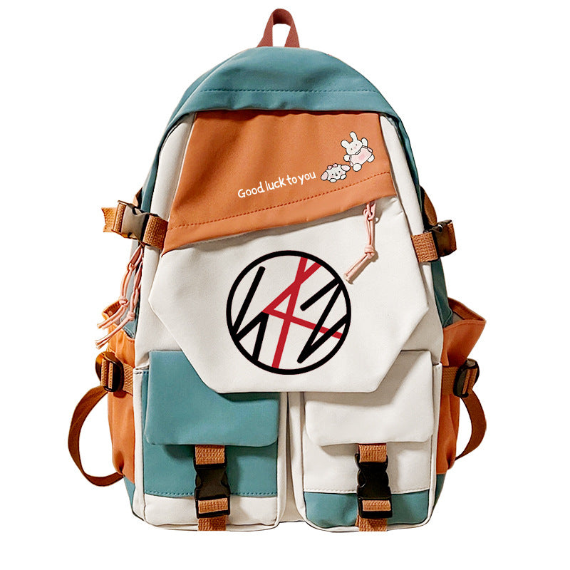 Idol Peripheral Printed Korean Style Junior Backpacks