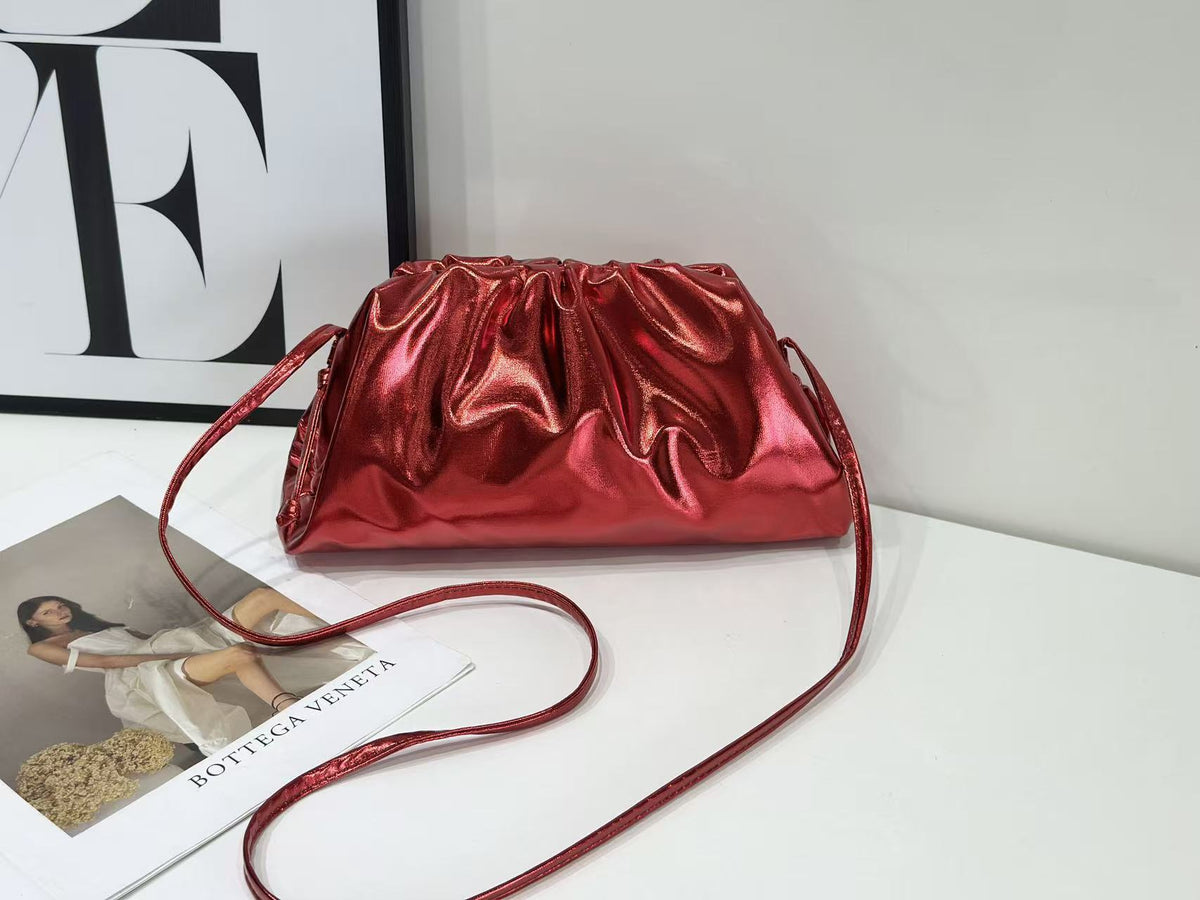 Women's High-grade Pleated Cloud Plain Fashionable Shoulder Bags