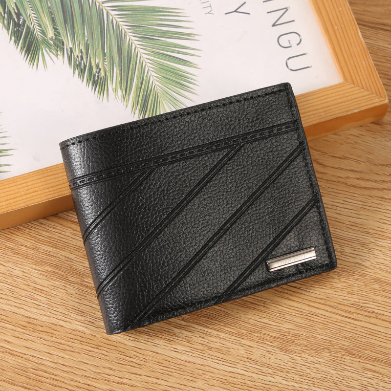 Men's Short Fashion Green Large Capacity Men's Wallet