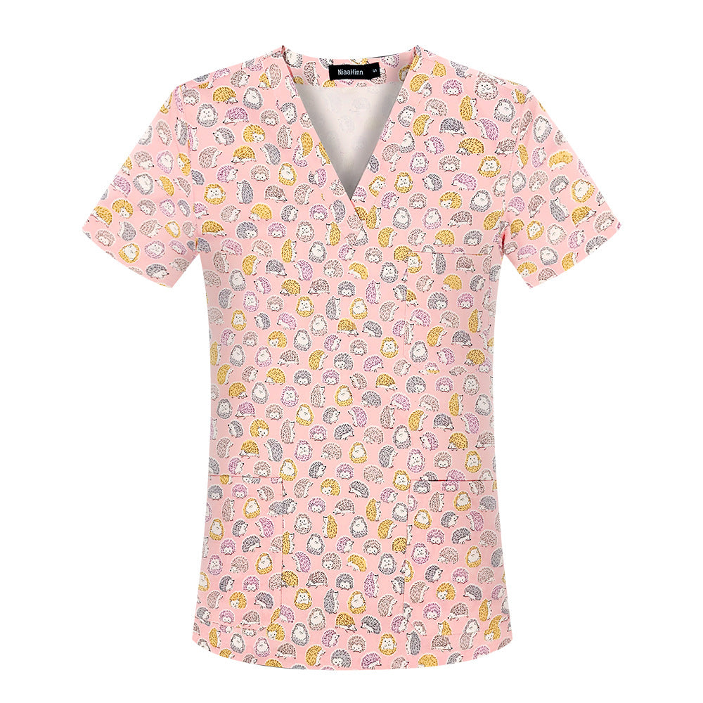 Women's & Men's & Hand Washing Clothes Brush T-shirt Uniform
