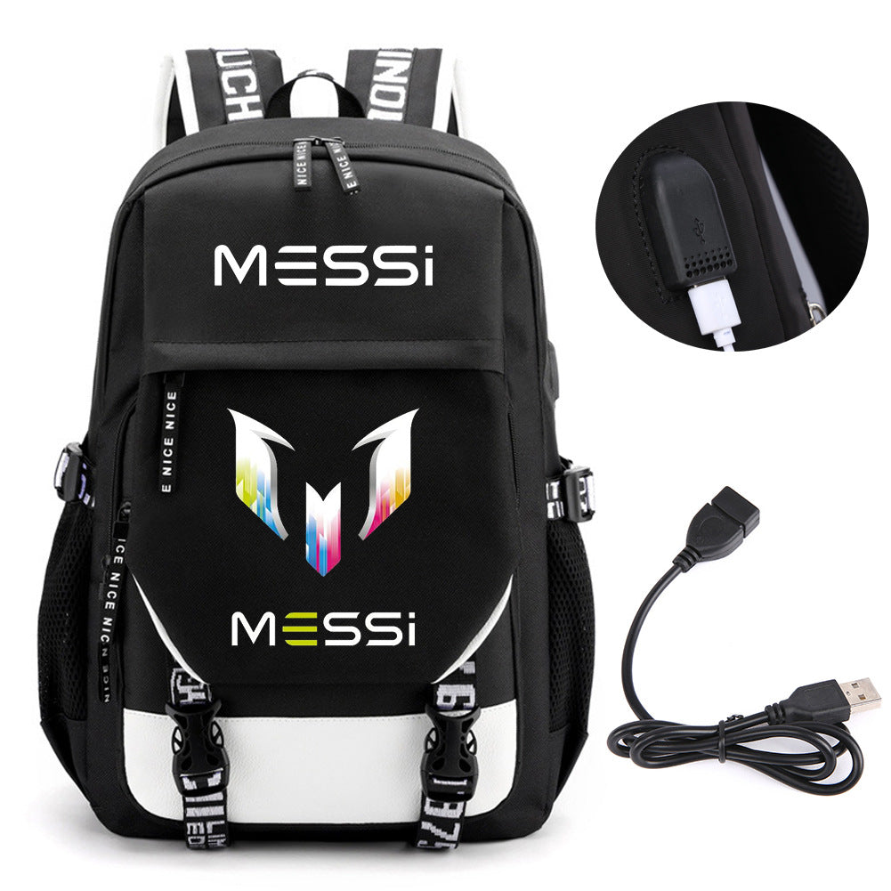 Football Peripheral Fashion Korean Style Youth Backpacks