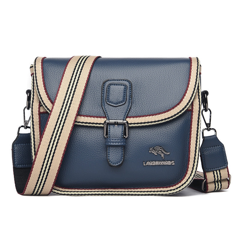 Women's Kangaroo Fashionable Korean Style Soft Leather Crossbody Bags